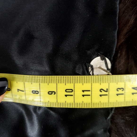 Fox fur Collar dark brown - Picture 5 of 7